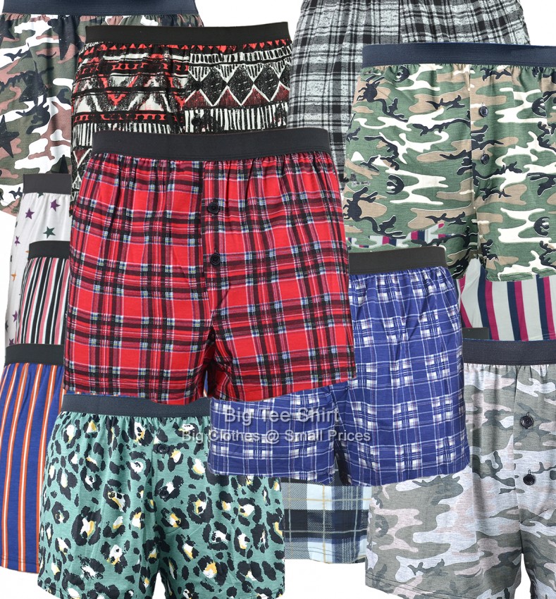 Assorted Big Tee Shirt ASSORTED TRIPLE PACK Kirk Patterned Boxer Shorts