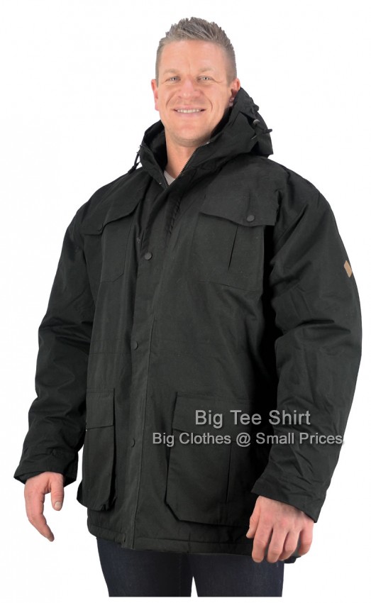 Black Kam Nash Coat Sizes 2XL  - EOL
