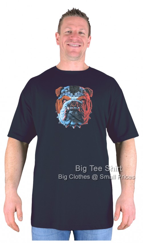 Black Big Tee Shirt Bandana Dog T-Shirt 