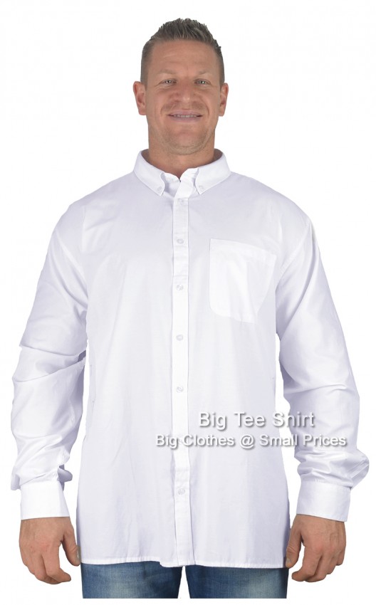 White Big Tee Shirt Tosh Long Sleeve Shirt 