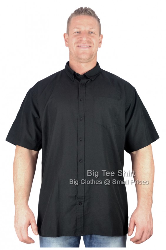 Black Big Tee Shirt Turf Short Sleeve Shirt