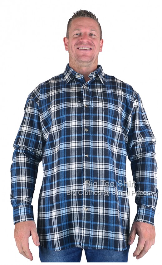 Navy Blue Cotton Valley Jim Work Shirt 