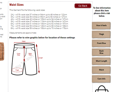 Shorts Waist
